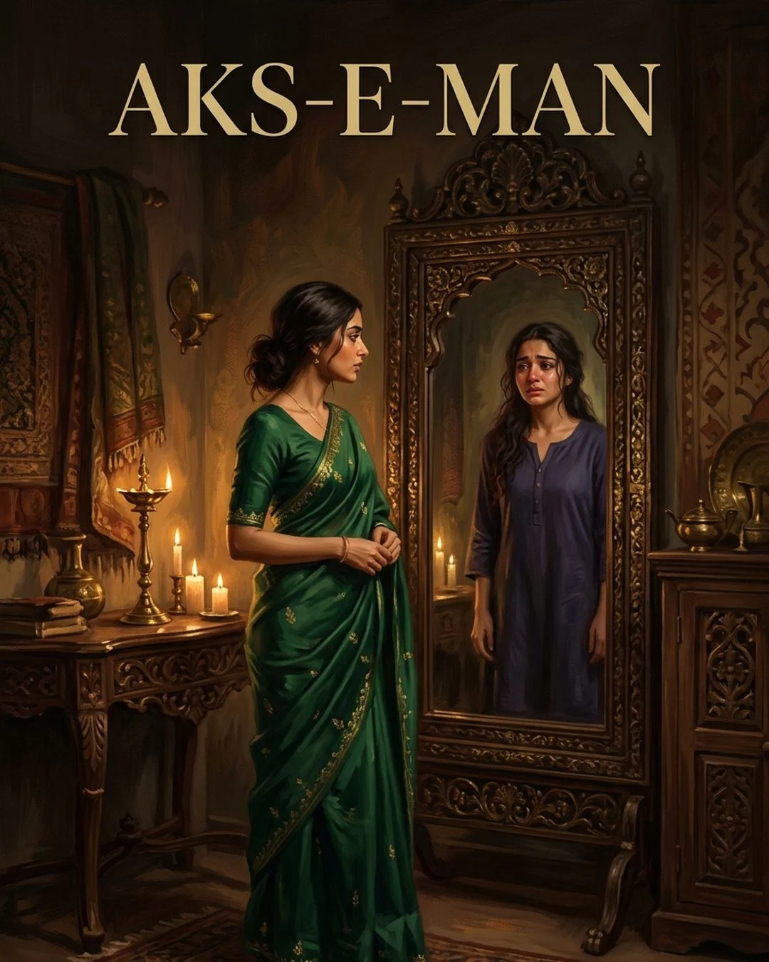 Aks-e-Man Urdu Novel by Rabia Zeeshan cover