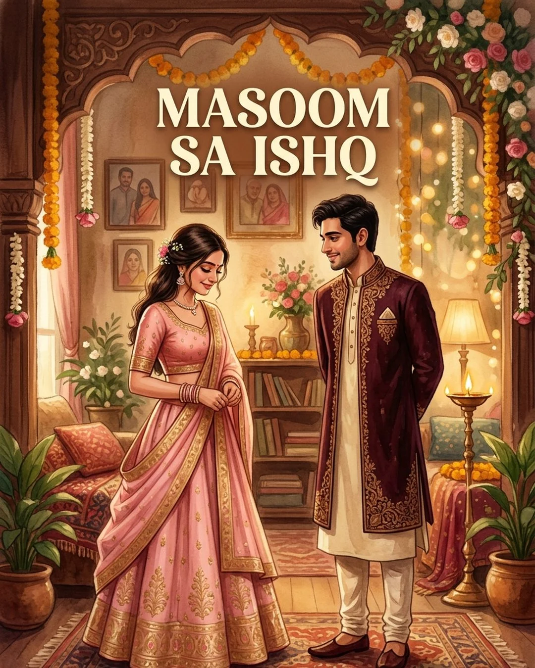 Masoom Sa Ishq Urdu Novel by Rimsha Hussain cover