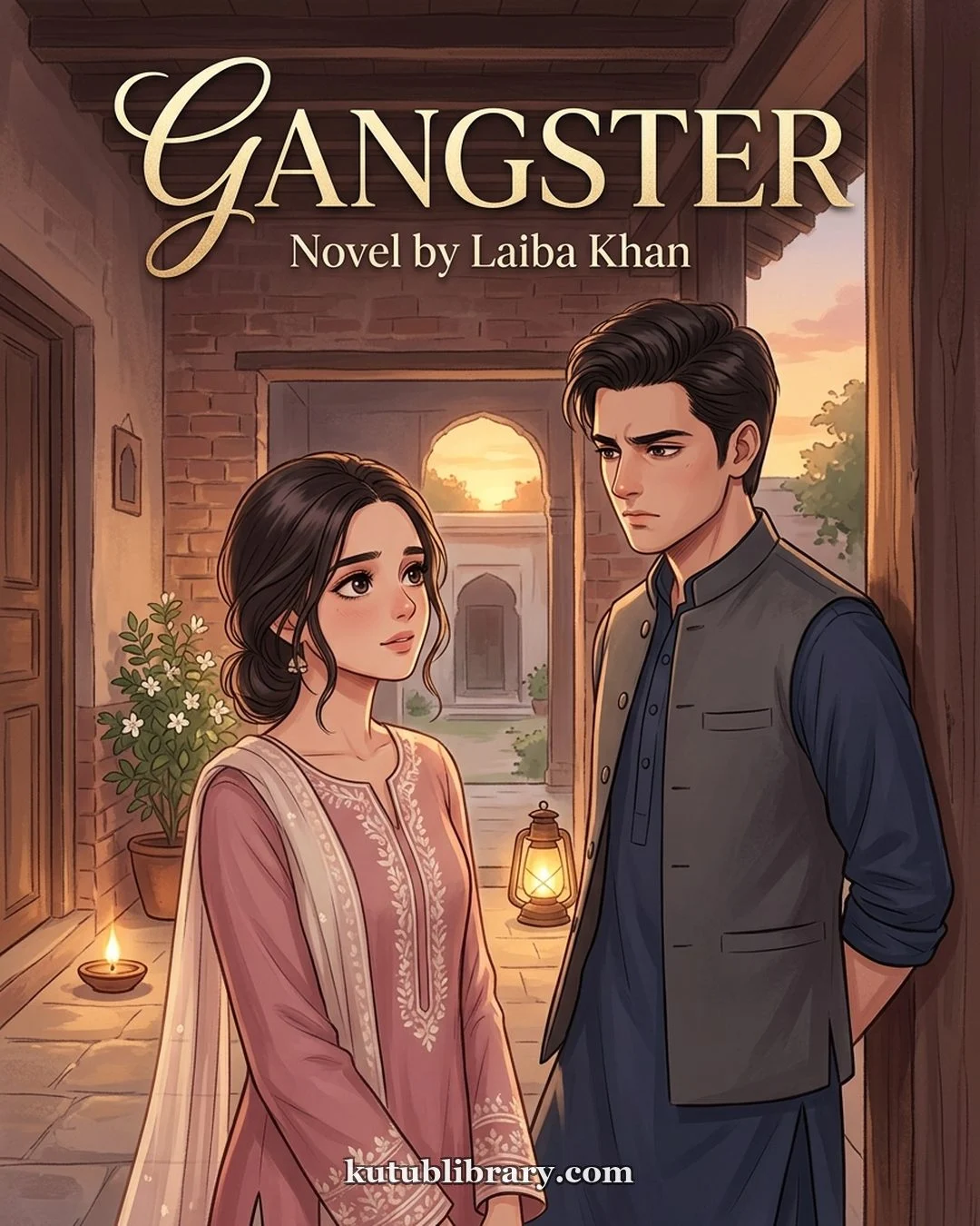Gangster Urdu novel by Laiba Khan cover
