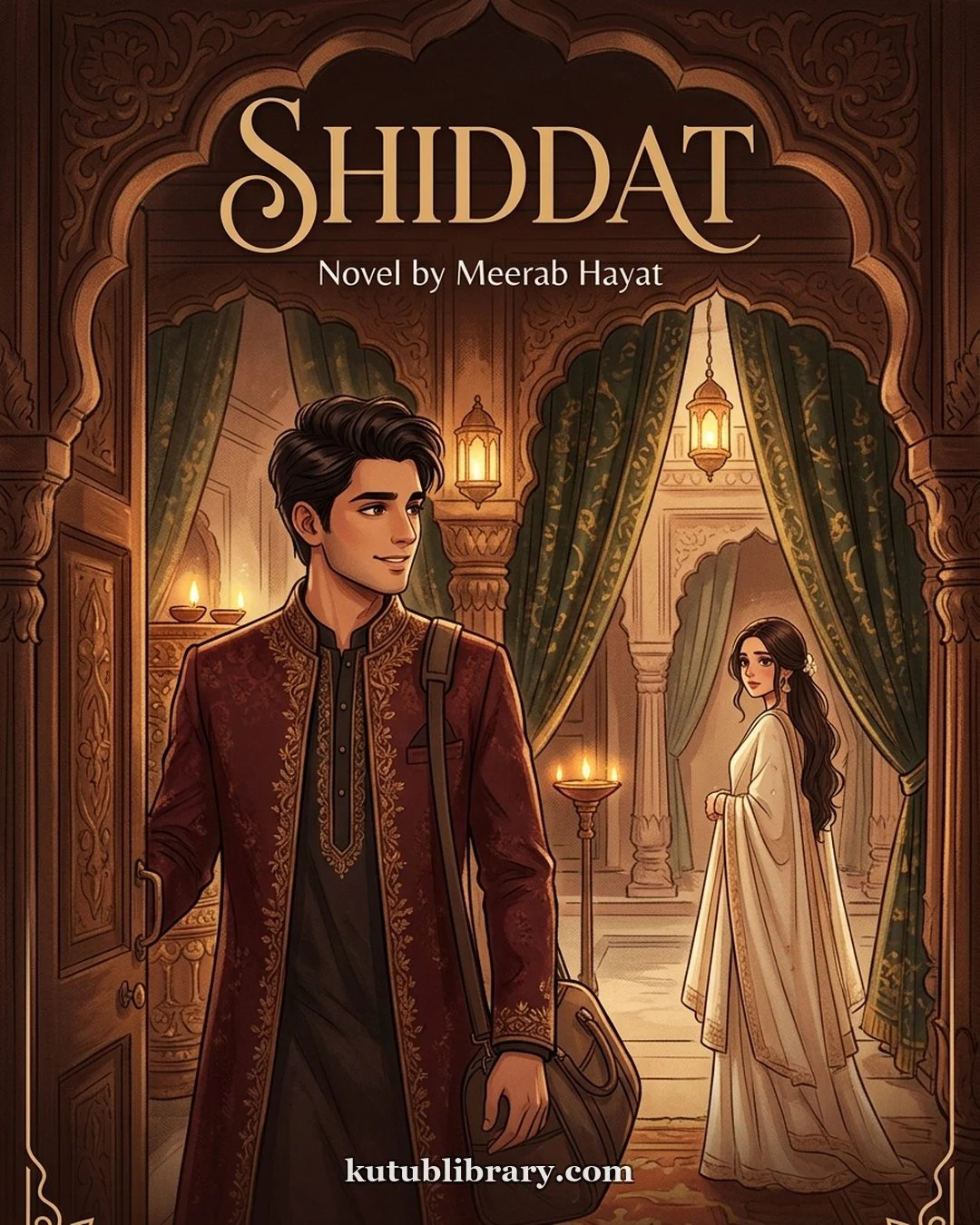 Shiddat Urdu novel by Meerab Hayat cover